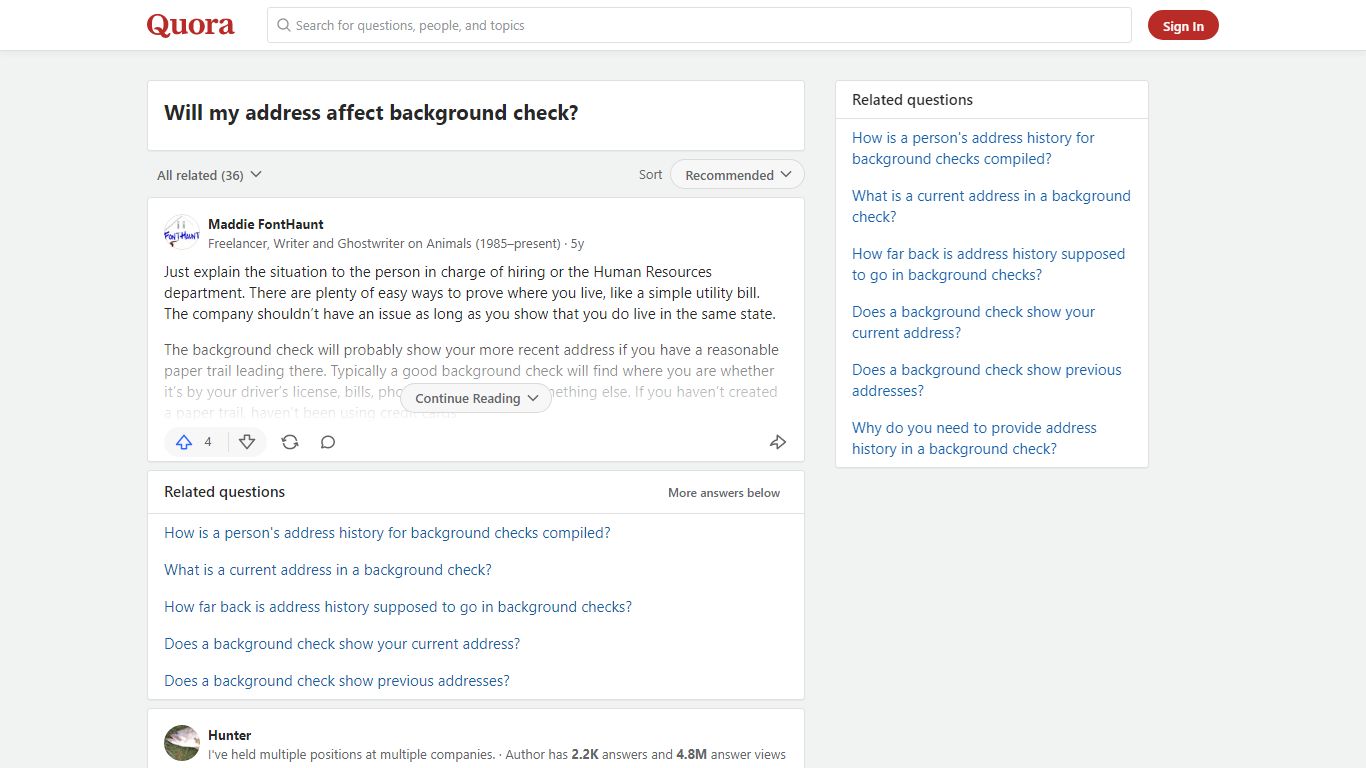 Will my address affect background check? - Quora